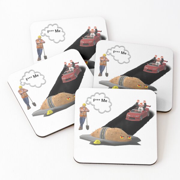Item preview, Road Worker And BLOB designed and sold by MottoDigging.