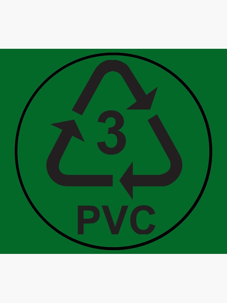 Lámina fotográfica «Símbolo de reciclaje Código de reciclaje de