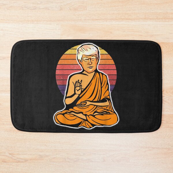 Item preview, Enlightened Trump Buddha Retro Vintage T-Shirt designed and sold by Lukifo-Glacier.