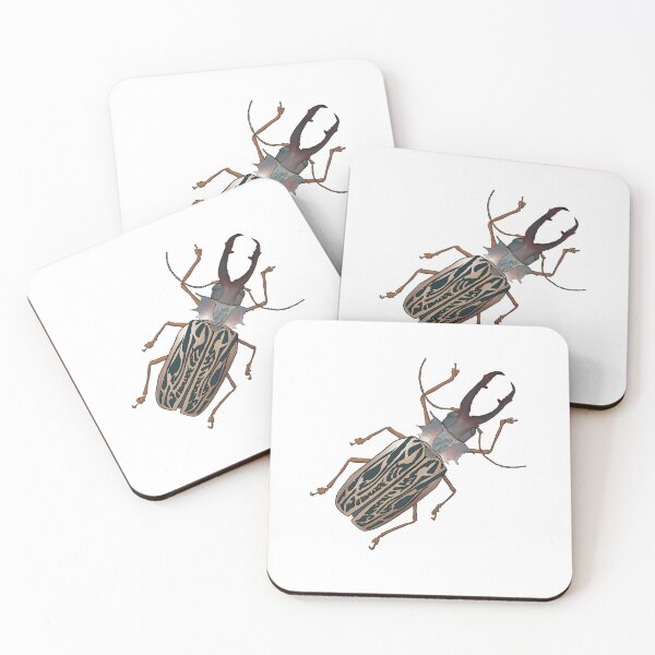 Item preview, Sabertooth Longhorn Beetle designed and sold by LilyKathrynArt.