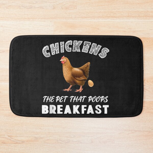 Item preview, Funny Chickens the Pet that Poops Breakfast Backyard Farmer T-Shirt designed and sold by Lukifo-Glacier.