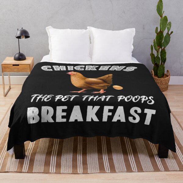 Item preview, Funny Chickens the Pet that Poops Breakfast Backyard Farmer T-Shirt designed and sold by Lukifo-Glacier.