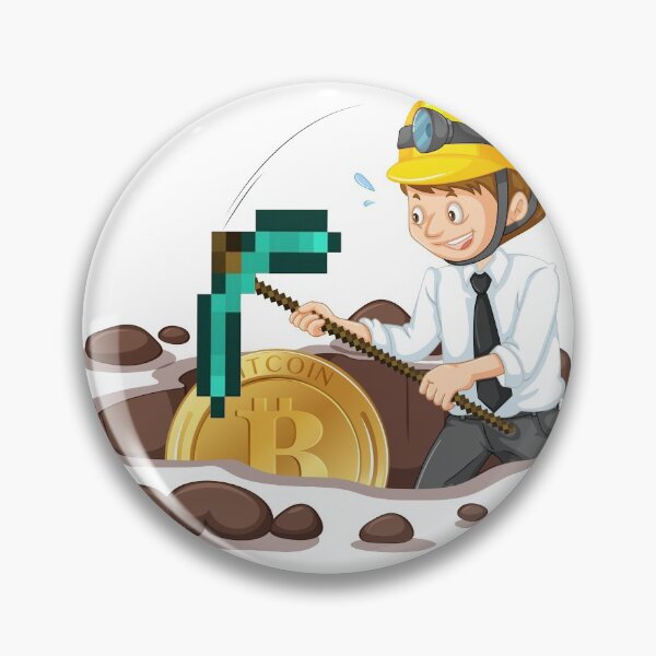 Item preview, Mining Bitcoin Cryptocurrency  designed and sold by WearWolfDesigns.