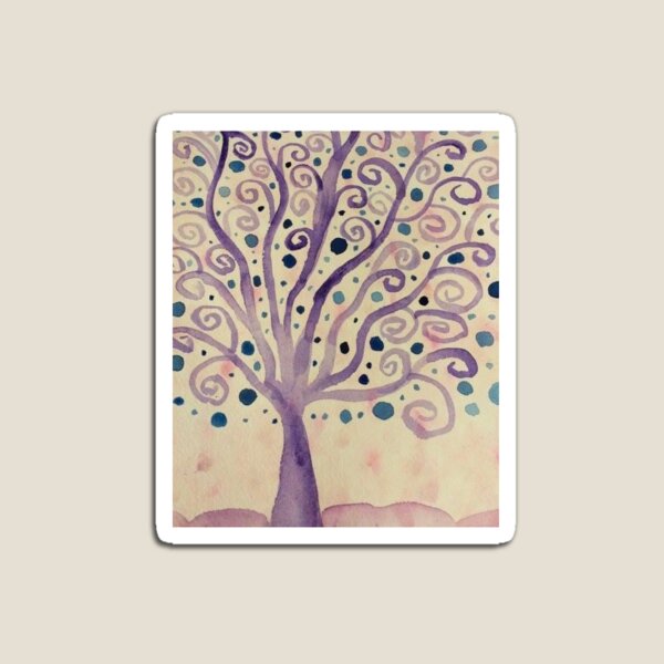 Item preview, Purple Swirl Tree designed and sold by IdyllicArt101.