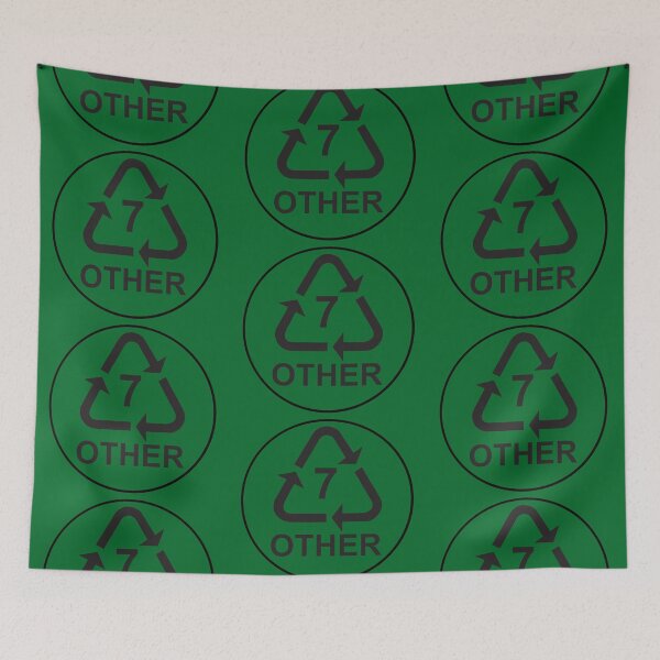 Item preview, Recycle Symbol Plastic Recycling Code 7 for Other to Reduce and Reuse designed and sold by frankheights.