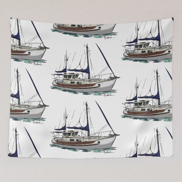 Item preview, Brian Corrigan's Sail Boat designed and sold by Michael Garber.