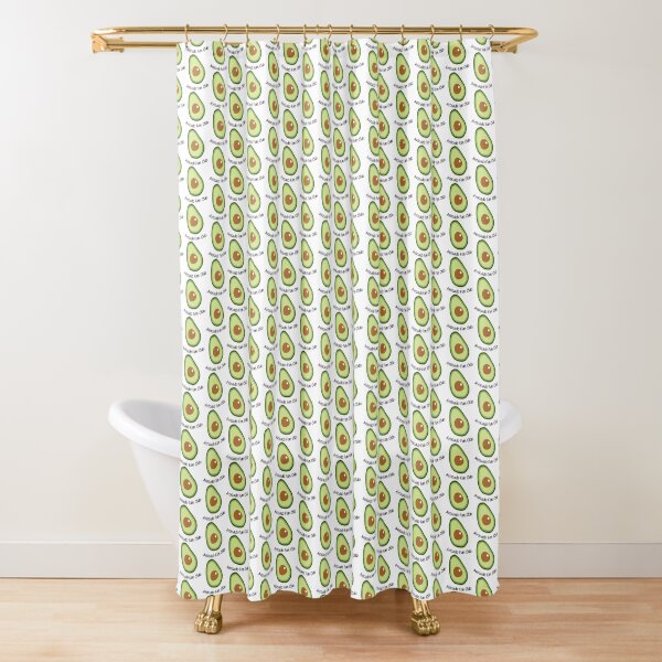 Avocado Fan Club Shower Curtain