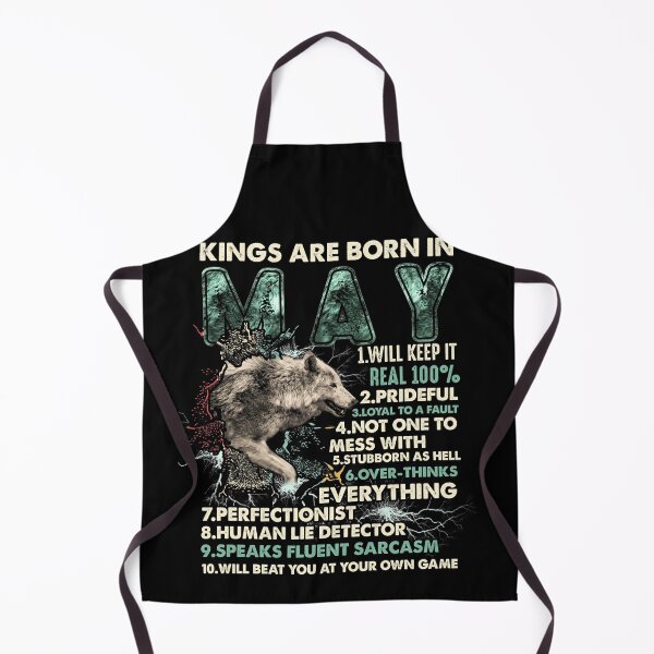 Item preview, King Are Born In May Wolf Birthday Gift designed and sold by BaseStore.