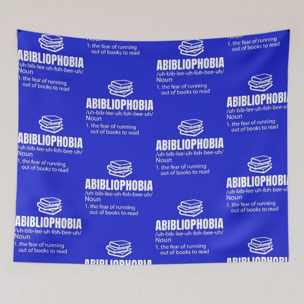 Item preview, Abibliophobia Definition Reading Bookworm Reader Gift designed and sold by glenn-designer.