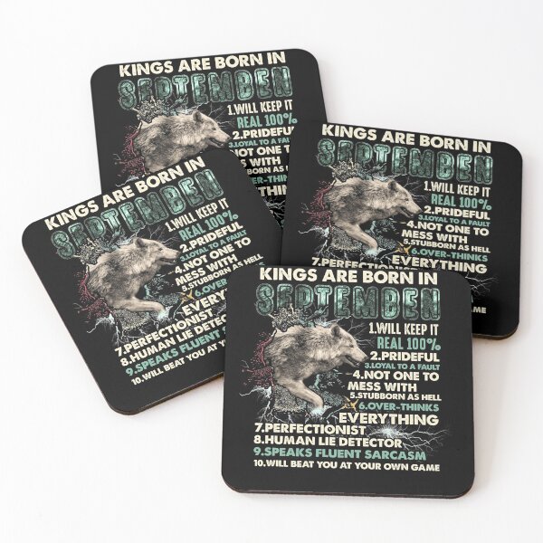 Item preview, King Are Born In September Wolf Birthday Gift designed and sold by BaseStore.