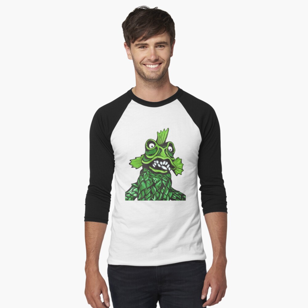 Item preview, Baseball ¾ Sleeve T-Shirt designed and sold by turddemon.