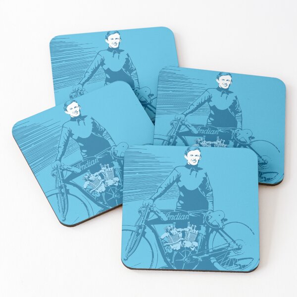 Item preview, Board Track Racer 6 Blue Background designed and sold by Saddle Bums.