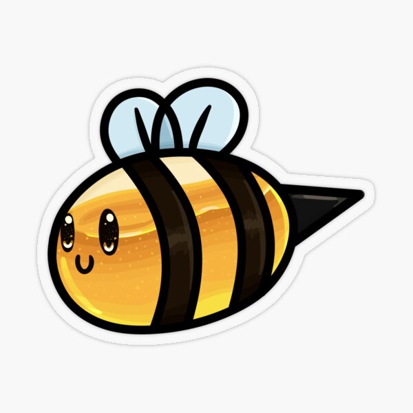 Sweet Honey Bee Transparent Sticker