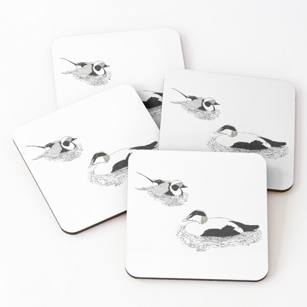 Item preview, Long-tailed Duck and Common Eider designed and sold by obirdleyart.