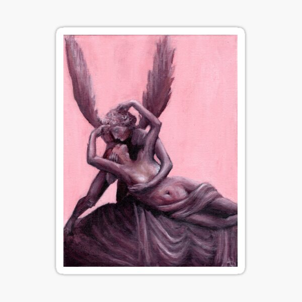 Item preview, Psyche Revived by Cupid's Kiss Original Painting designed and sold by azeezee13.