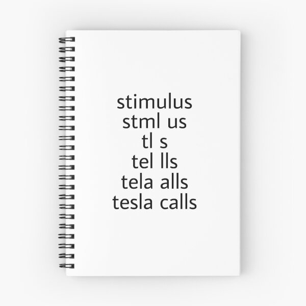 Item preview, stimulus means tesla calls designed and sold by LogoHaven.