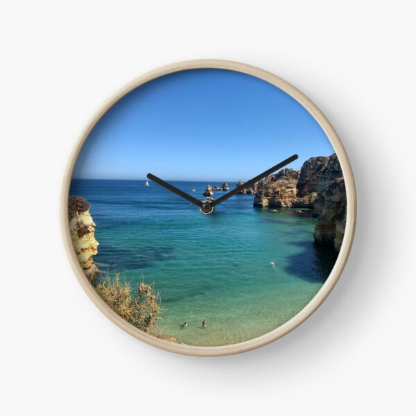 Mediterranean Rocks Clock
