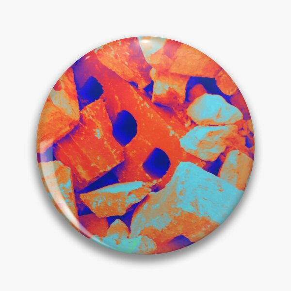 Item preview, Neon Orange Brick Pile, Texture for All Over Print designed and sold by 10pmCreations.