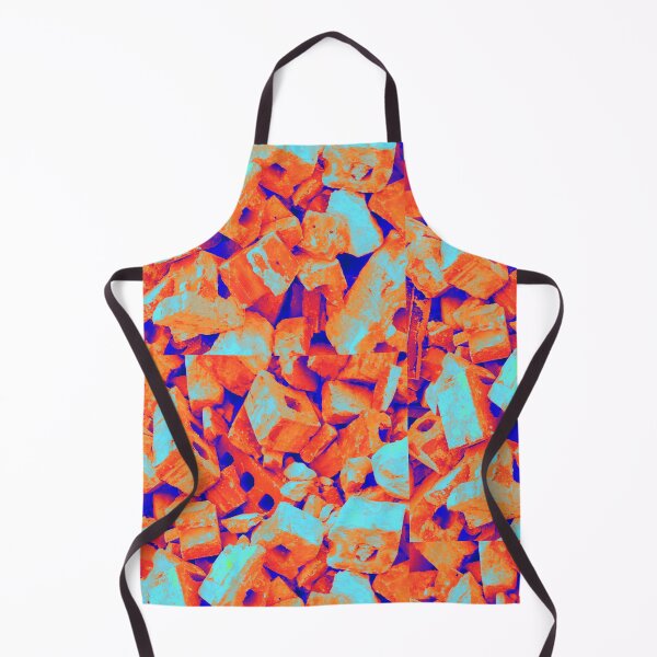 Item preview, Neon Orange Brick Pile, Texture for All Over Print designed and sold by 10pmCreations.