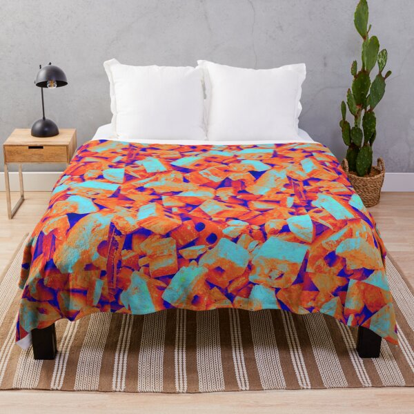 Item preview, Neon Orange Brick Pile, Texture for All Over Print designed and sold by 10pmCreations.