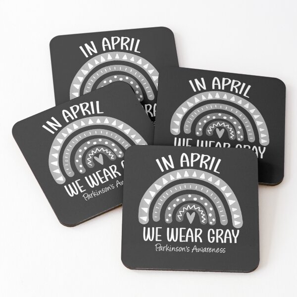 Item preview, Rainbow In April We Wear Gray Parkinson's Awareness Month T-Shirt designed and sold by Lukifo-Glacier.