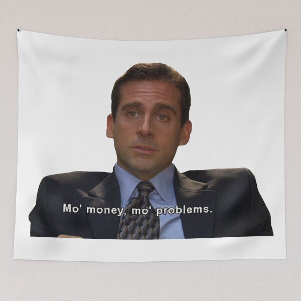 Item preview, The office mo money mo problems designed and sold by charliefinstrom.