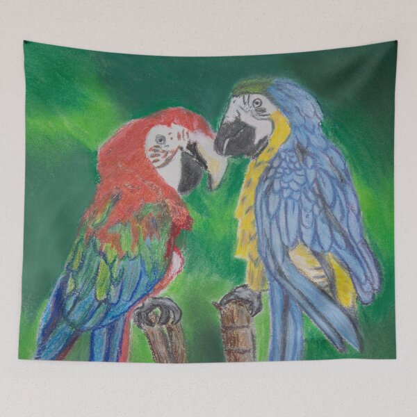 Item preview, Colorful Parrots designed and sold by AliCatOriginals.