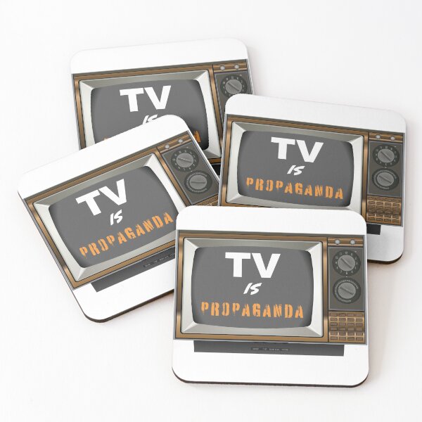 Item preview, TV is PROPAGANDA designed and sold by The Levee Designs.