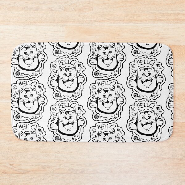 Item preview, Hello - Cute cat designed and sold by 4eva85.