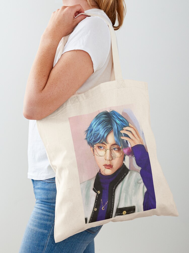 BTS V Taehyung Anime Tote Bag for Sale by stacyluis9