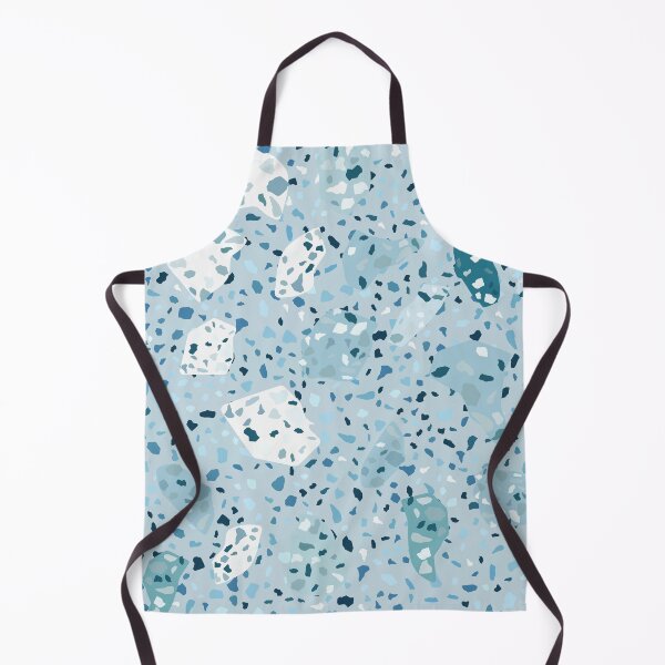 Item preview, Abstract blue terrazzo pattern designed and sold by della95.