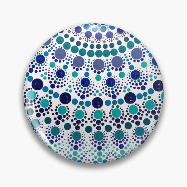 Item preview, Delicate Blue Dot Mandala designed and sold by DotLovingSue.
