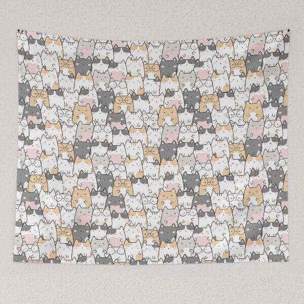 Item preview, Kitty Pattern designed and sold by Everythingafter.