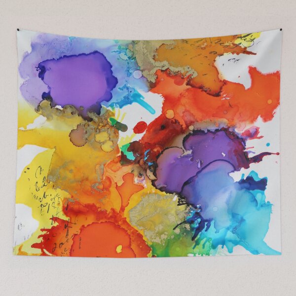 Item preview, A touch of madness (happy art) designed and sold by Melanie  Poirier ⭐⭐⭐⭐⭐.