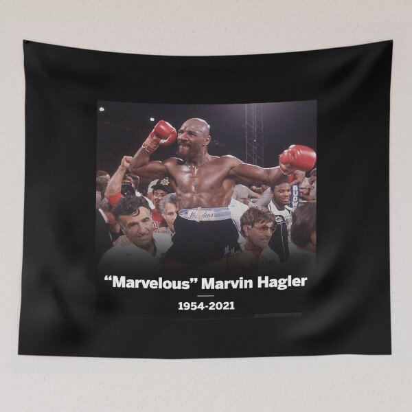 Item preview, "Marvelous" Marvin Hagler shirt Essential T-Shirt designed and sold by Lukifo-Tender.