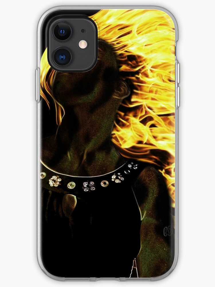 Dieses Madchen Steht In Flammen Iphone Hulle Cover Von Inese Redbubble