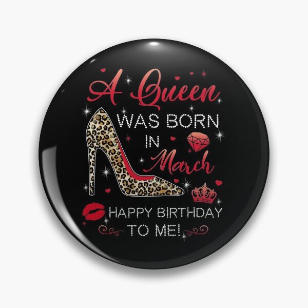 Item preview, A Queen Was Born In March Leopard Beauty Happy Birthday designed and sold by Master Jay.