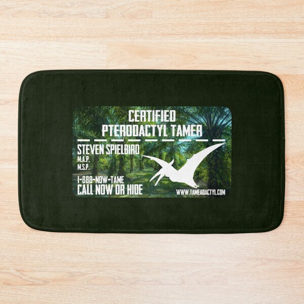 Item preview, “Certified Pterodactyl Tamer” Business Card (on Dk. Green) designed and sold by PawsitiveMum.