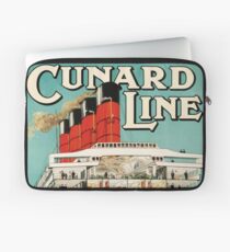 Cunard Line - To all parts of the world Vintage Travel Poster Laptop Sleeve