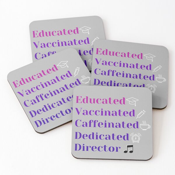 Item preview, Educated, Vaccinated, Caffeinated, Dedicated, Director designed and sold by Mothe3rd.