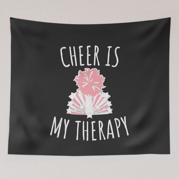Item preview, Cheer Is My Therapy Cheerleader Gift designed and sold by EricJP.