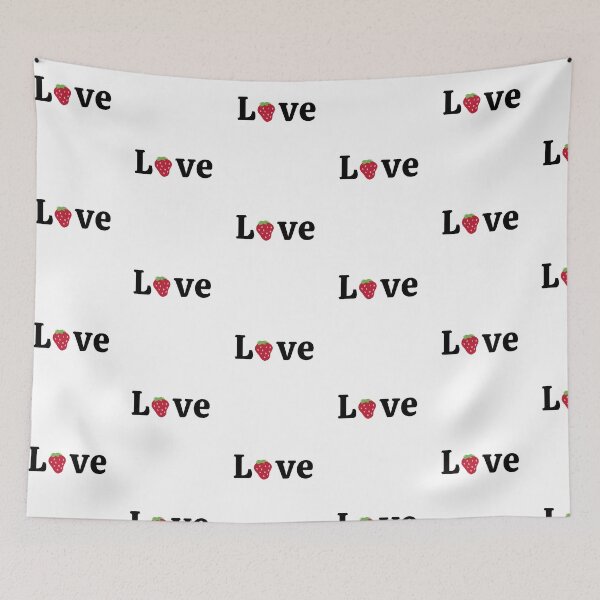 Item preview, Love Strawberries, Strawberry, Berry, Red Fruit designed and sold by JRice66.