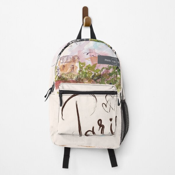 Item preview, Vintage Paris Scene Water colour designed and sold by WearWolfDesigns.
