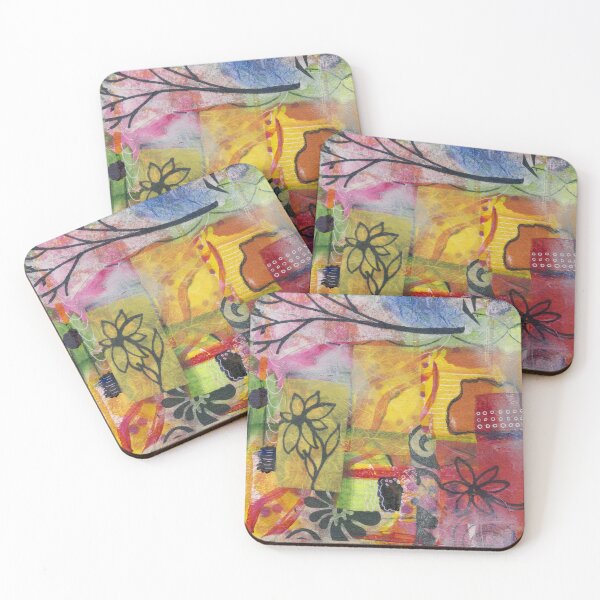 Item preview, All in a Days Work Mixed Media Abstract Painting designed and sold by LillianConnelly.