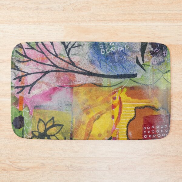 Item preview, All in a Days Work Mixed Media Abstract Painting designed and sold by LillianConnelly.