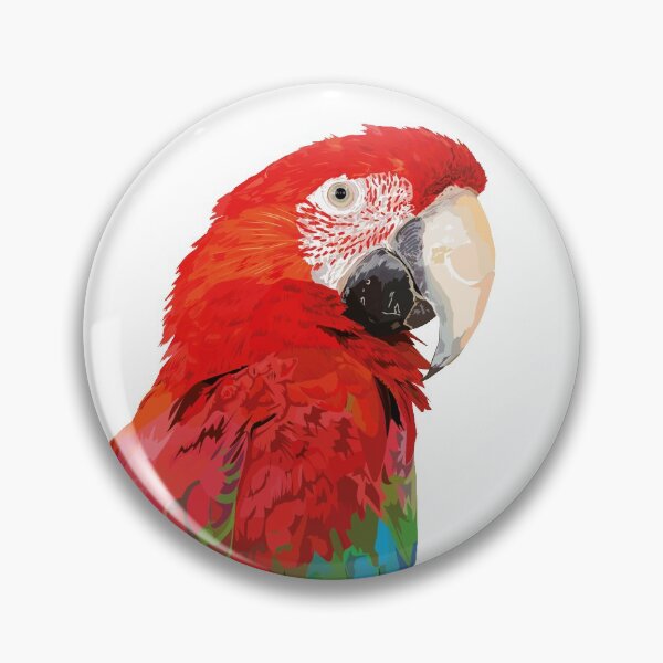 Item preview, Red-and-green Macaw designed and sold by obscurite.