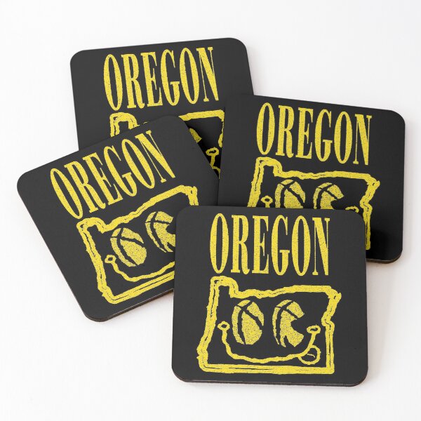 Item preview, Oregon Grunge Smiling Face Black Background designed and sold by pelagio.