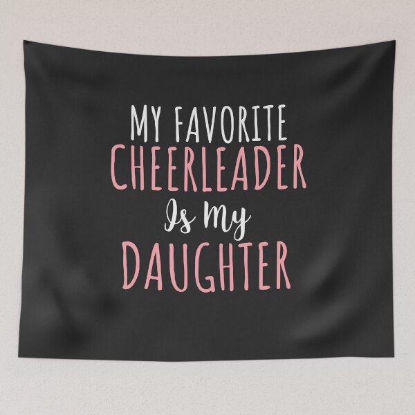 Item preview, My Favorite Cheerleader Is My Daughter Cheerleader Gift designed and sold by EricJP.