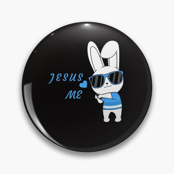 Item preview, Jesus loves me Easter bunny rabbit designed and sold by InnateApparel.