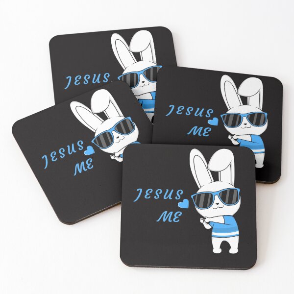Item preview, Jesus loves me Easter bunny rabbit designed and sold by InnateApparel.